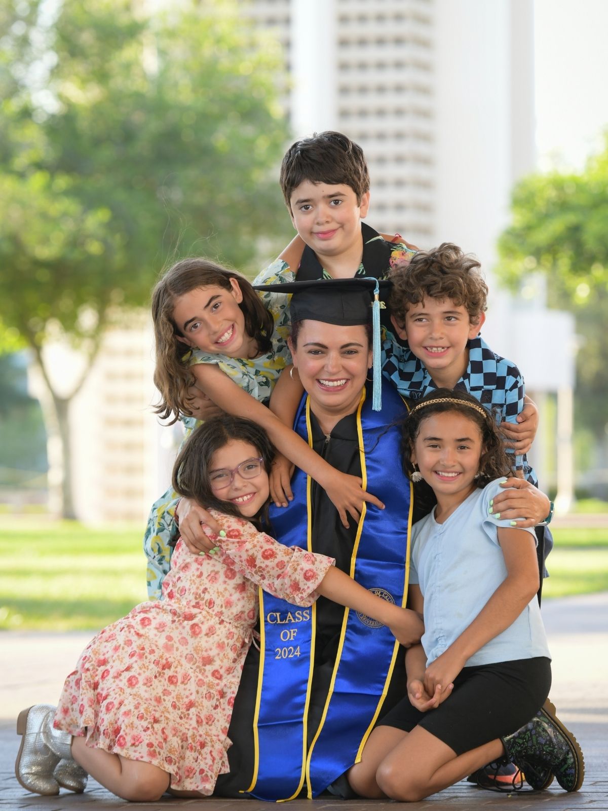 Graduating Student with Kids