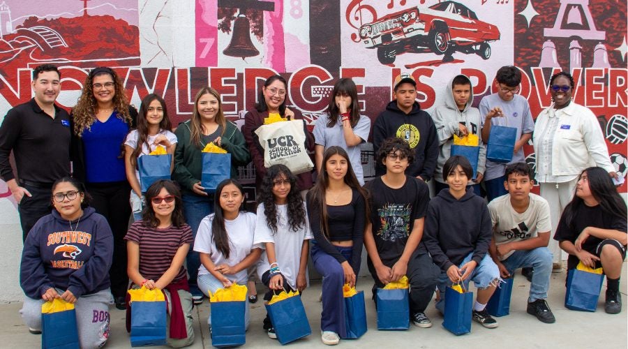 Middle School Initiative students