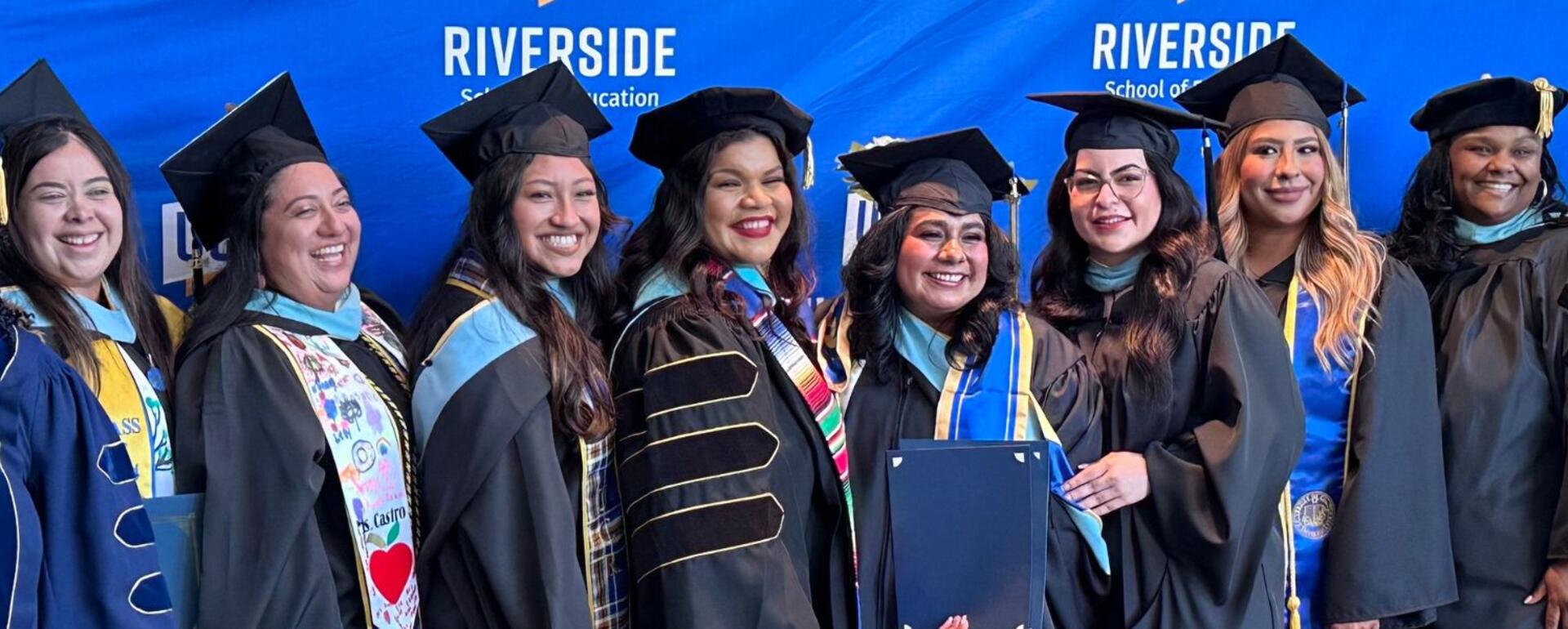 Teacher credential graduates at Palm Desert campus