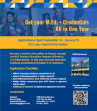 Get your M.Ed. + Credentials brochure thumbnail