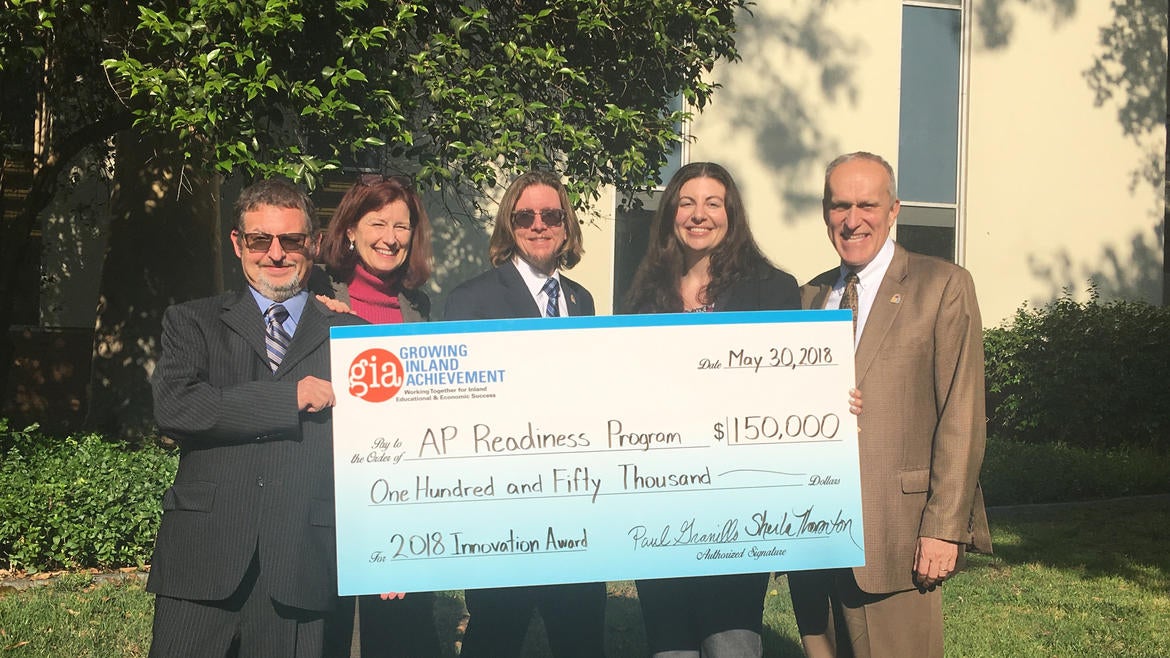Donors, Chancellor, Dean and AP Readiness Director