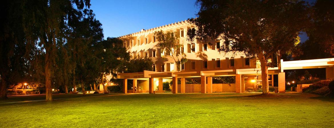 Sproul at Night Sproul Hall at UCR