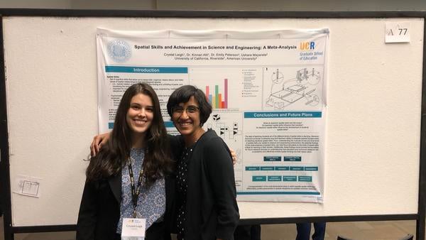 Assistant Professor Kinnari Atit and her student Assistant Professor Kinnari Atit and her student